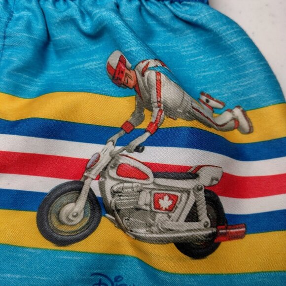 Disney Pixar Toy Story 4 Swim Trunks 18 Months Blue Woody Buzz Lightyear Shorts - Picture 8 of 15